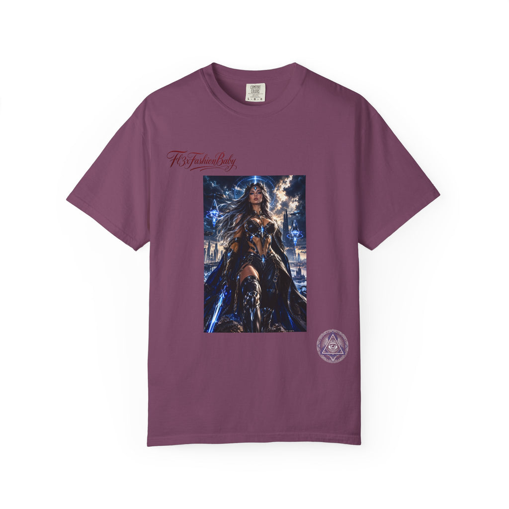 Fantasy Warrior Graphic T-Shirt — "FB7FashionBaby" Logo Tee