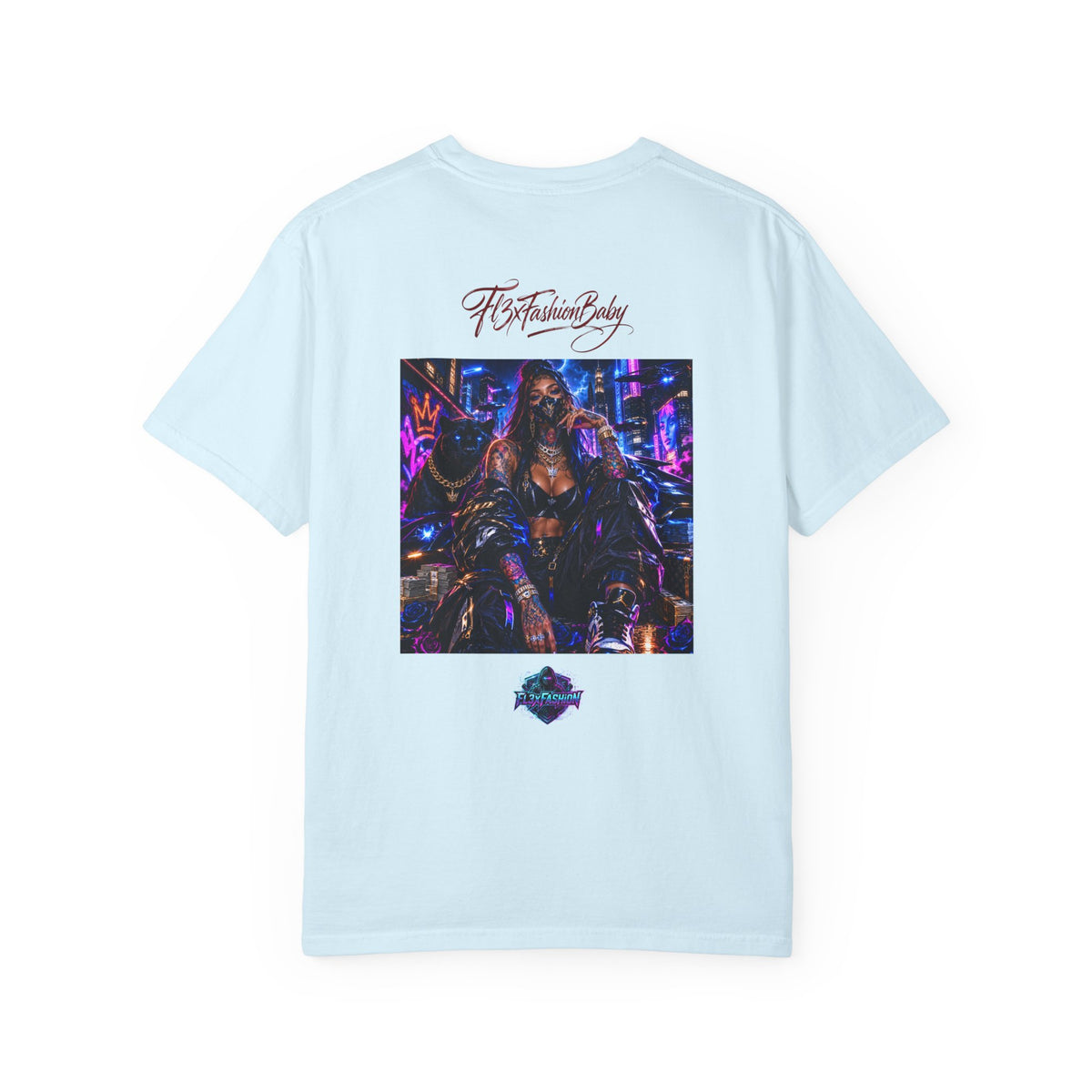 Cyberpunk Nightlife T‑Shirt — “The Fashion Baby” Graphic Tee