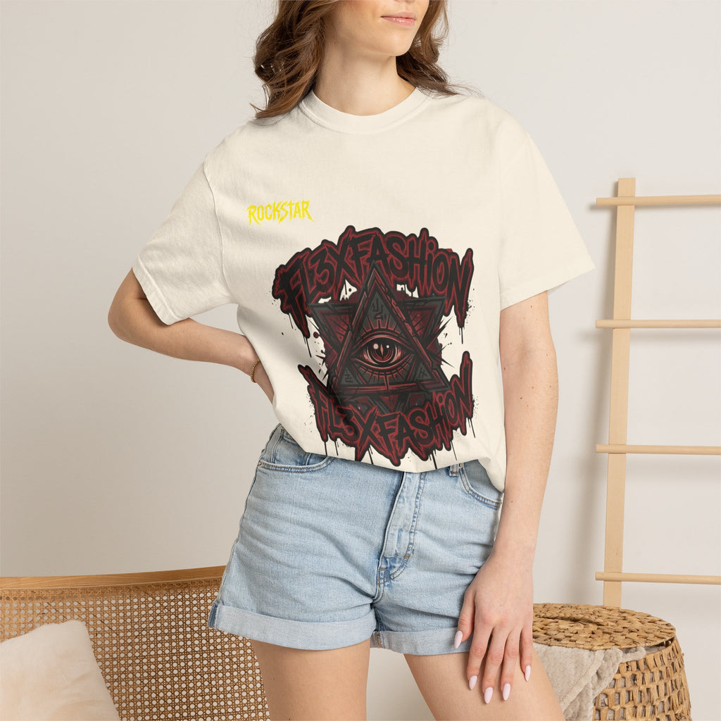 Graphic Tee — “Flex Fashion” All-Seeing Eye Streetwear T-Shirt