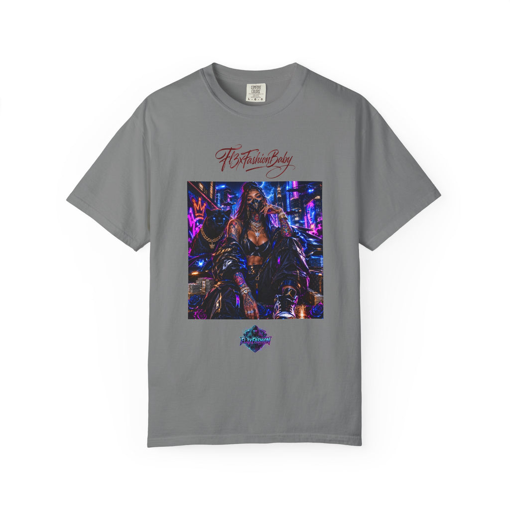 Cyberpunk Nightlife T‑Shirt — “The Fashion Baby” Graphic Tee