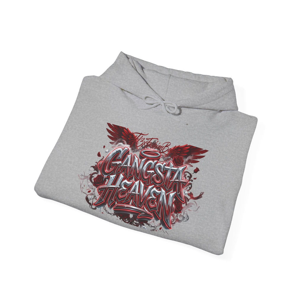 Hoodie - "Gangsta Heaven" Gothic Angel Graphic Pullover