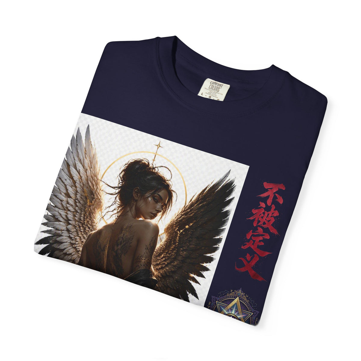 Angel Wings Graphic Tee — "FL3XFASHION" Gothic Streetwear T-Shirt