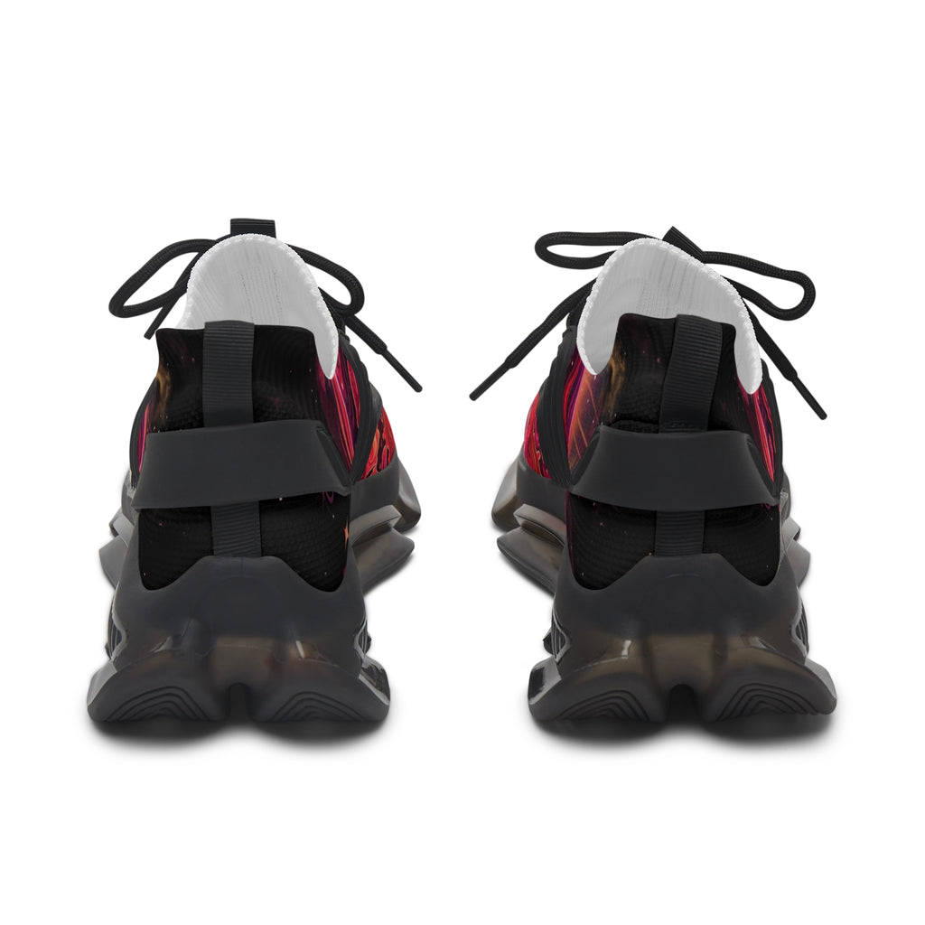 Women's Mesh Sneakers — Red Marble Athletic Shoes