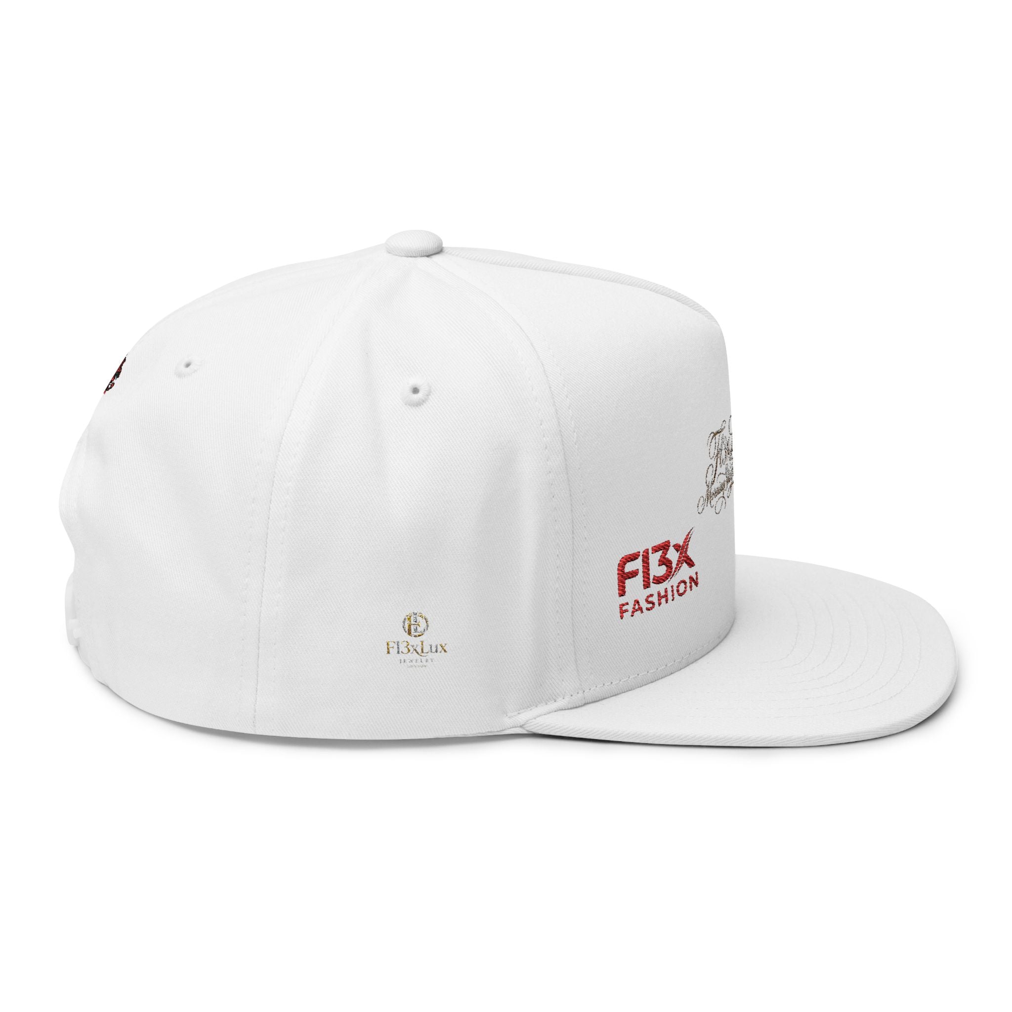 Embroidered Phoenix Flat Bill Cap — F13X Fashion Streetwear Snapback