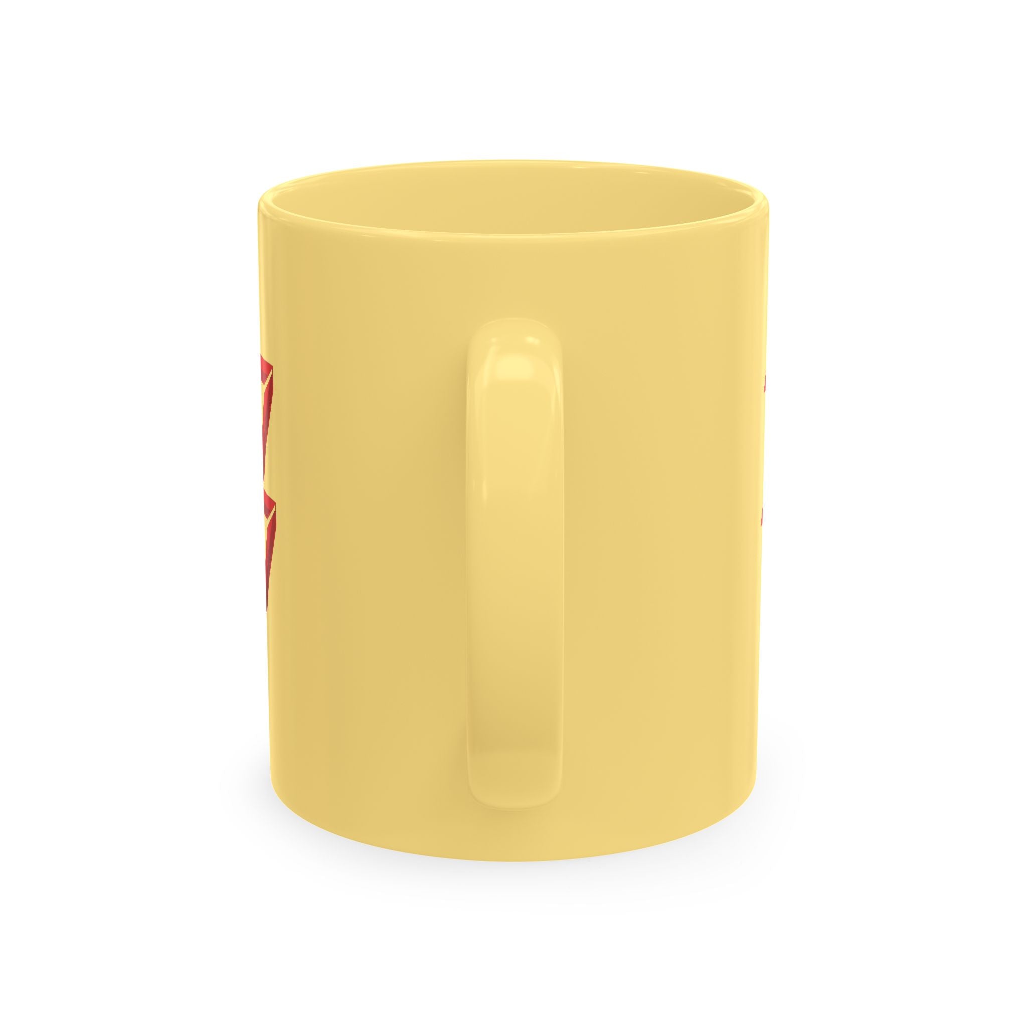 Ceramic Mug — Mystic Third Eye Pyramid Design with 7/17 Red Numerals