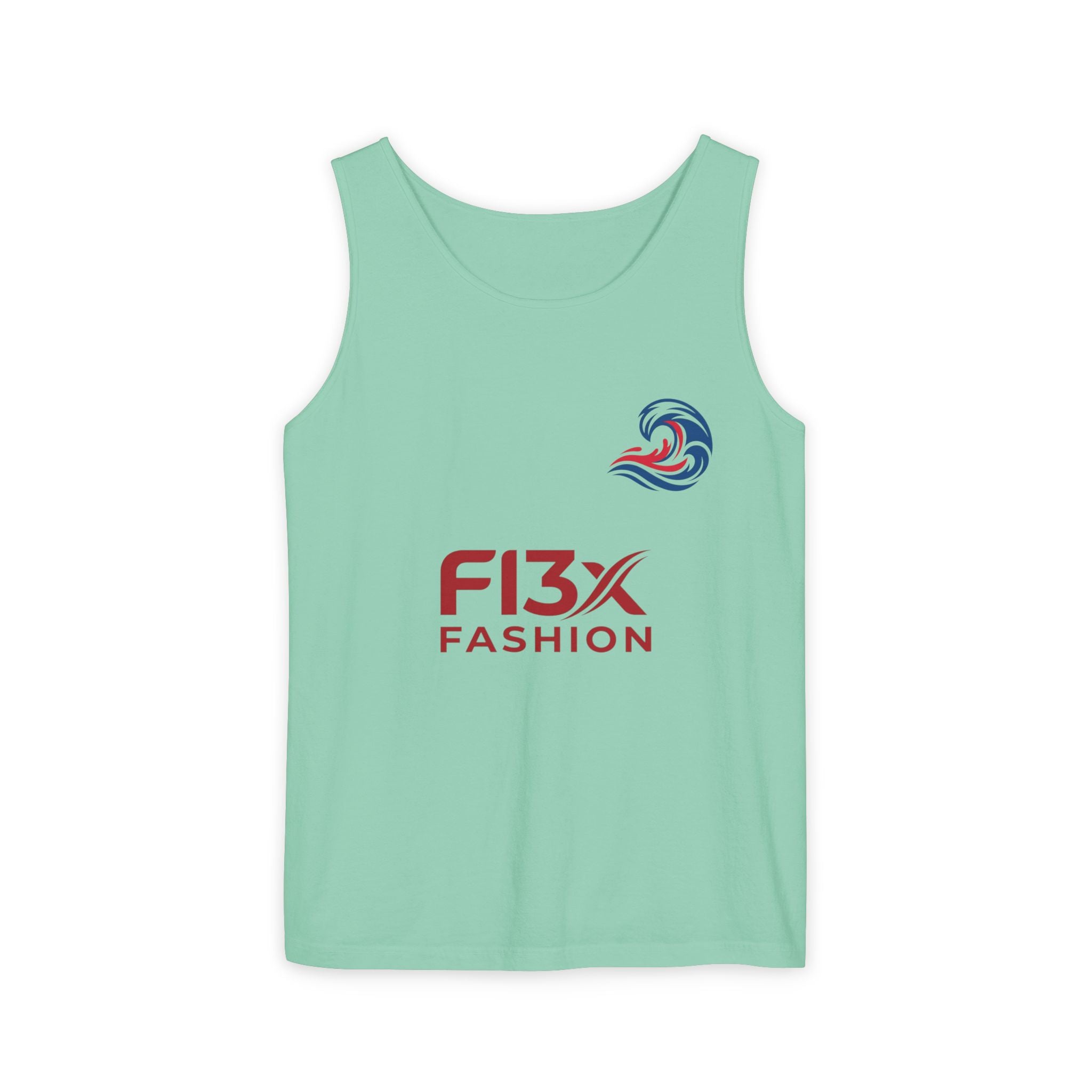 Graphic Tank Top - Colorful Cosmic Woman Illustration