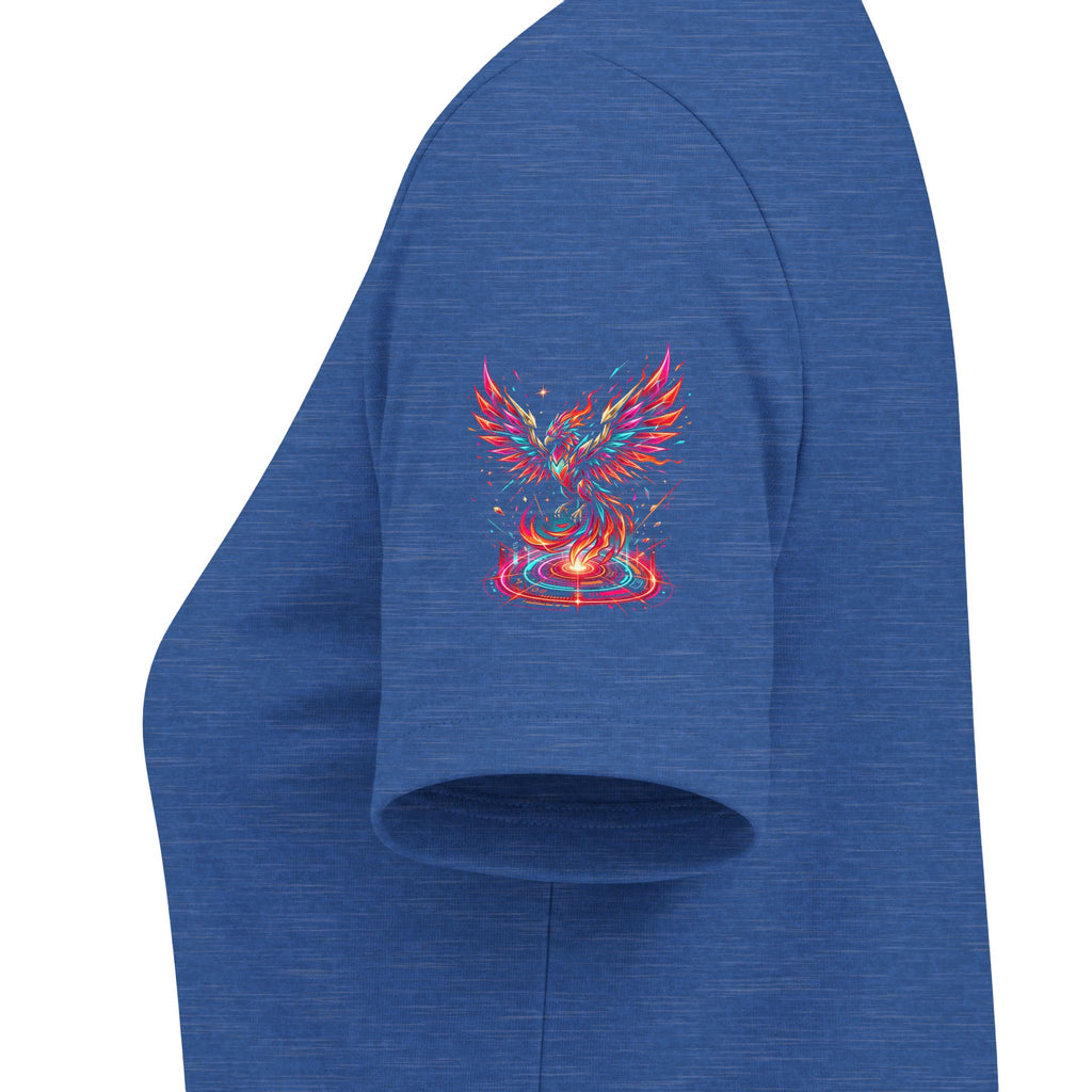 Women's V-Neck Tee — 'F13x Fashion' Floral Logo & Devil Graphic