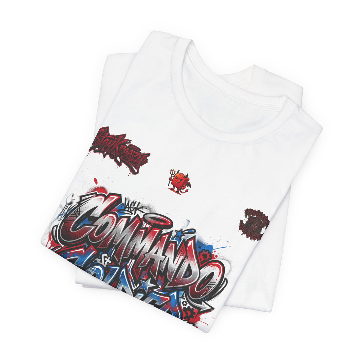 Commando Soldier Graphic Tee — Military-Inspired Streetwear T-Shirt