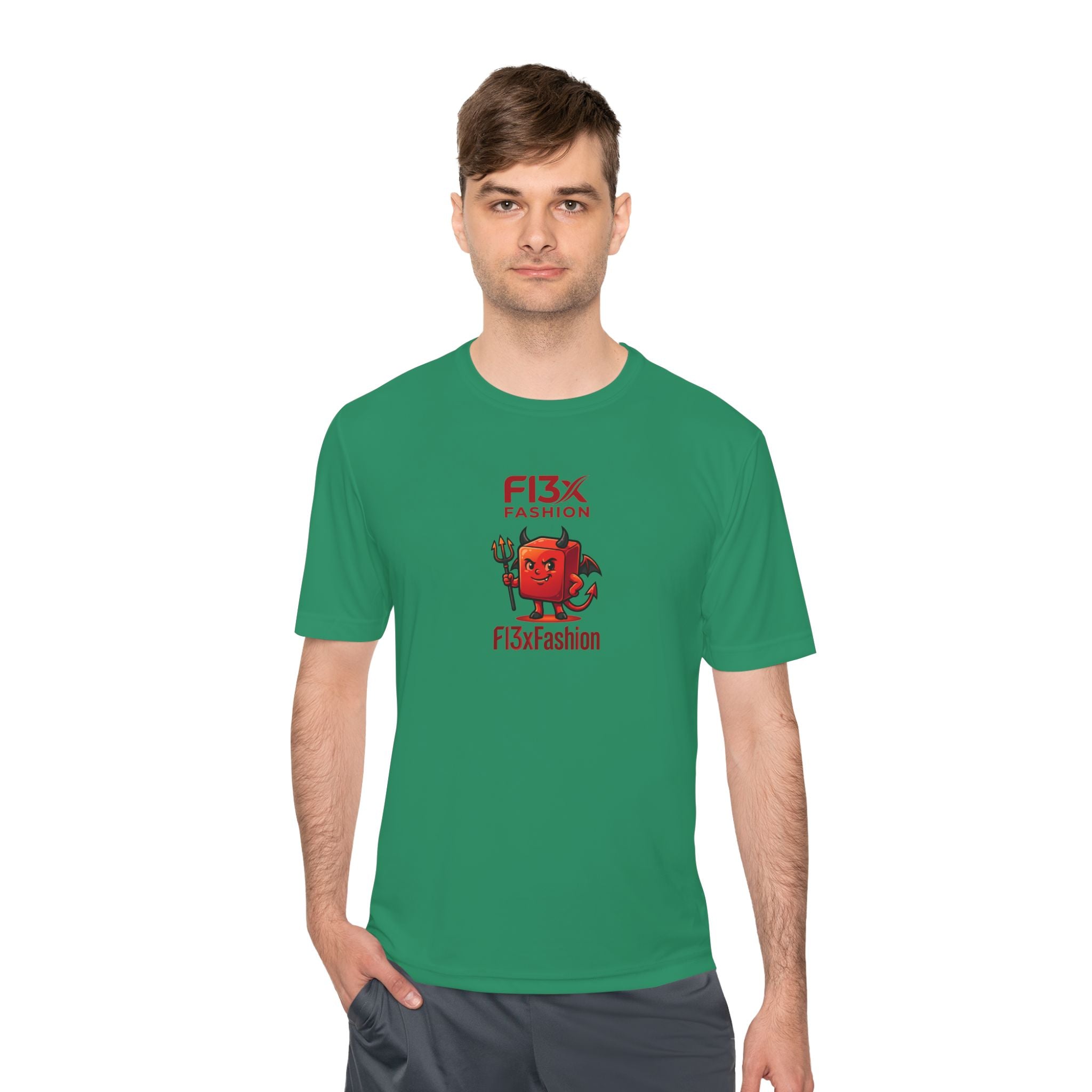 F13x Fashion Devil Logo Tee — Moisture-Wicking Athletic Shirt