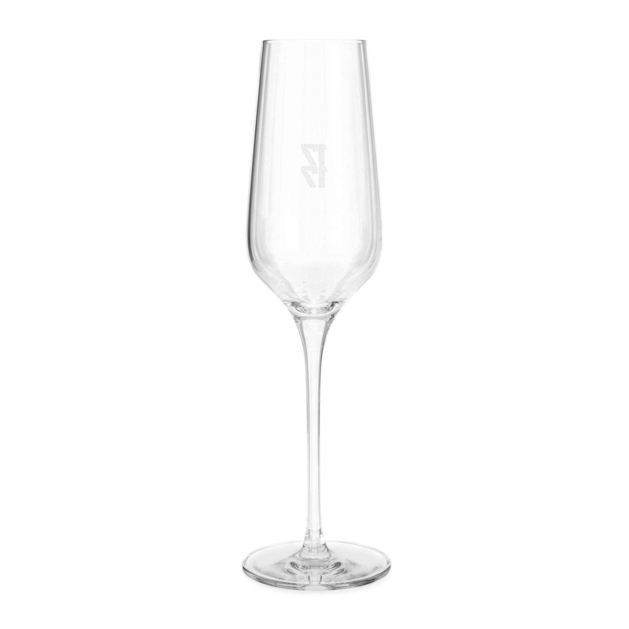 Engraved 8.25 oz Champagne Flute — Personalized Stemware for Weddings & Celebrations