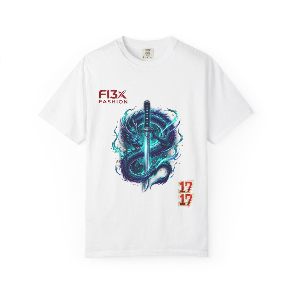 Dragon Katana T-Shirt — Neon Samurai Sword Graphic Tee (17/17)