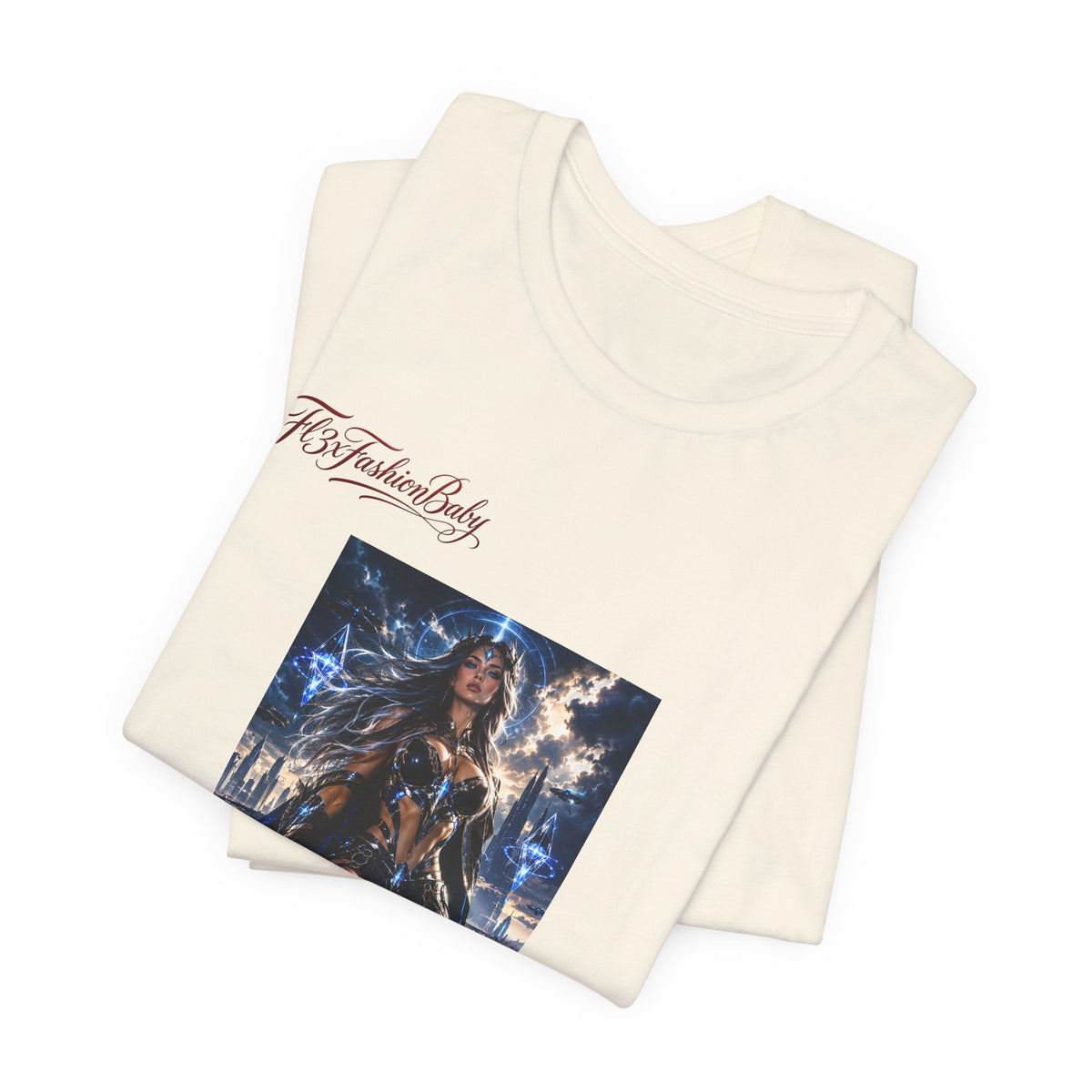 Wonder Heroine Graphic Tee — 'Flirtatious Lady' Front Print