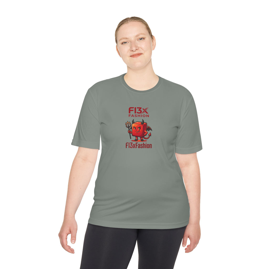 F13x Fashion Devil Logo Tee — Moisture-Wicking Athletic Shirt