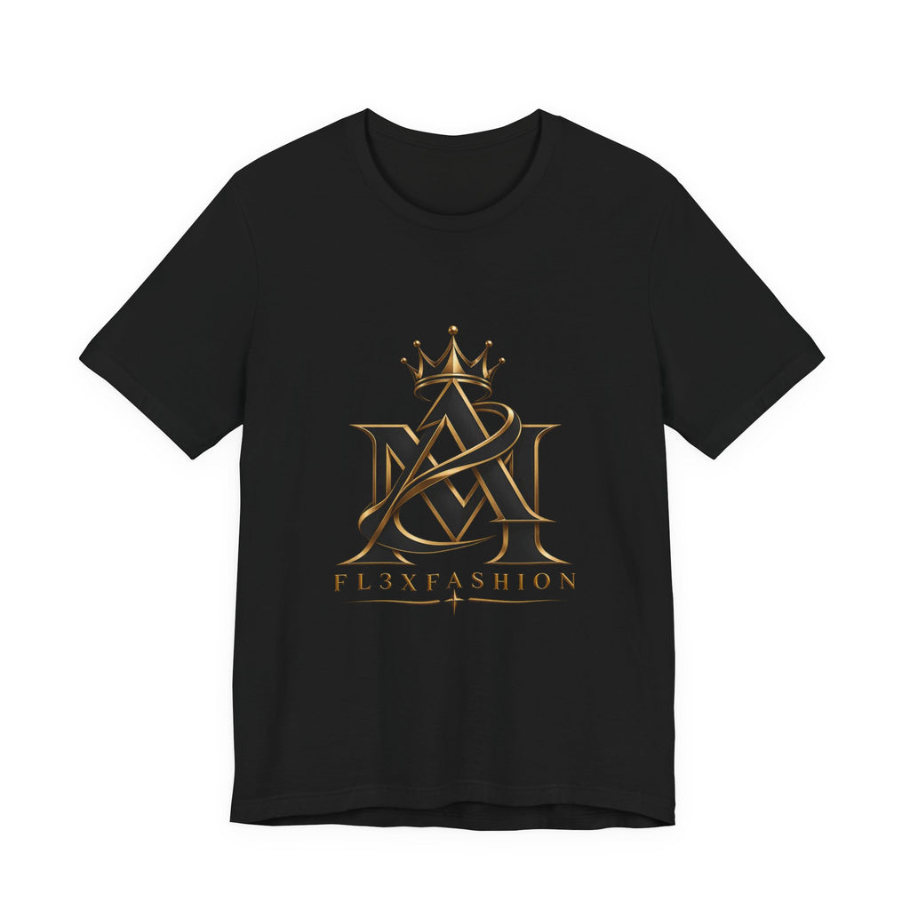 Crown Monogram Logo Tee — FL3XFASHION Graphic T-Shirt