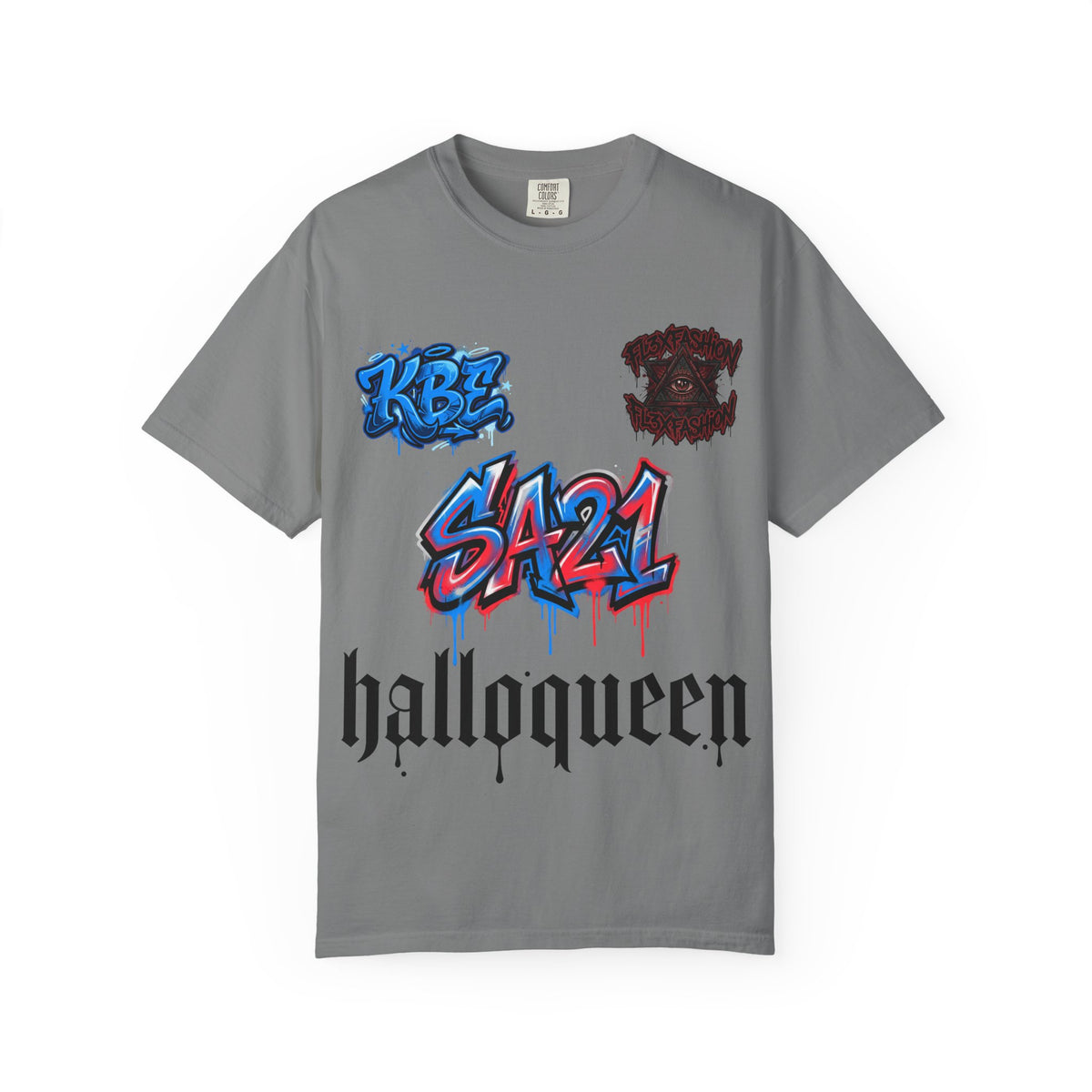 Halloqueen SA21 Graffiti T-Shirt — Streetwear Rockstar Tee
