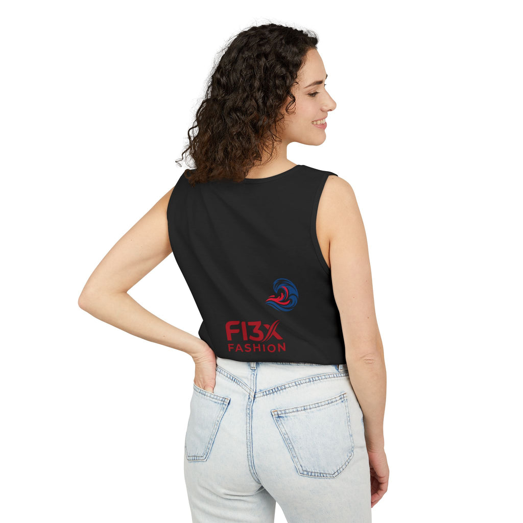 Graphic Tank Top — Colorful Street Art & Drip Logo Design