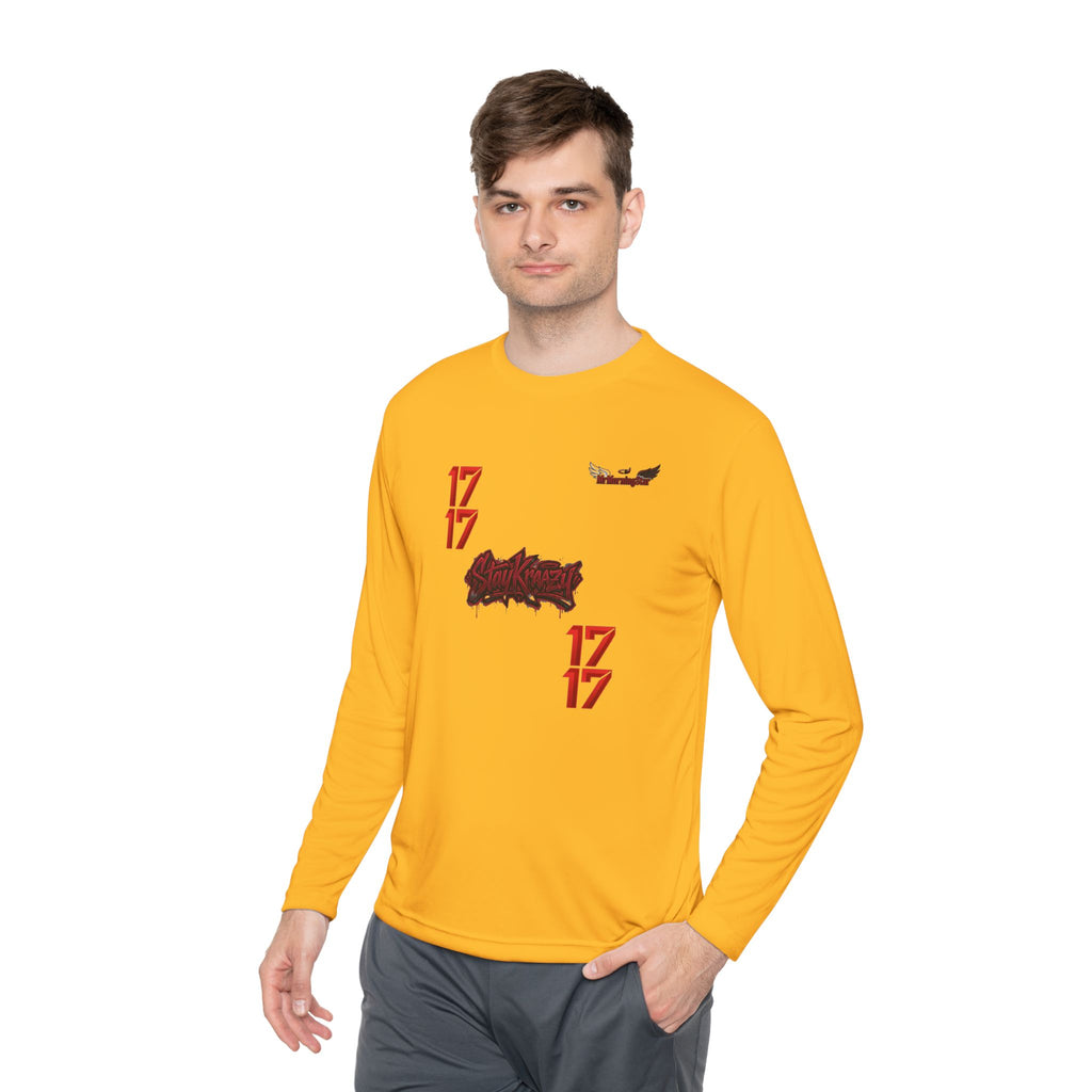 Drag Queen Portrait Long Sleeve Tee — Colorful Pop Art “17” Graphic