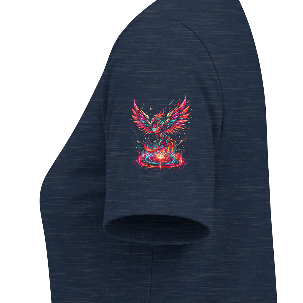 Women's V-Neck Tee — 'F13x Fashion' Floral Logo & Devil Graphic