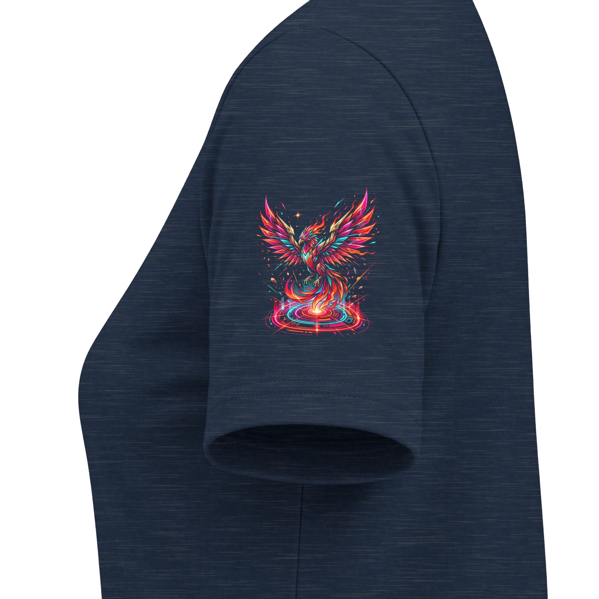 Women's V-Neck Tee — 'F13x Fashion' Floral Logo & Devil Graphic