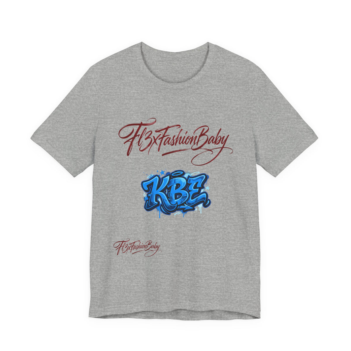 KBZ Graffiti Logo Tee — FBxFashionBaby Script Graphic T-Shirt