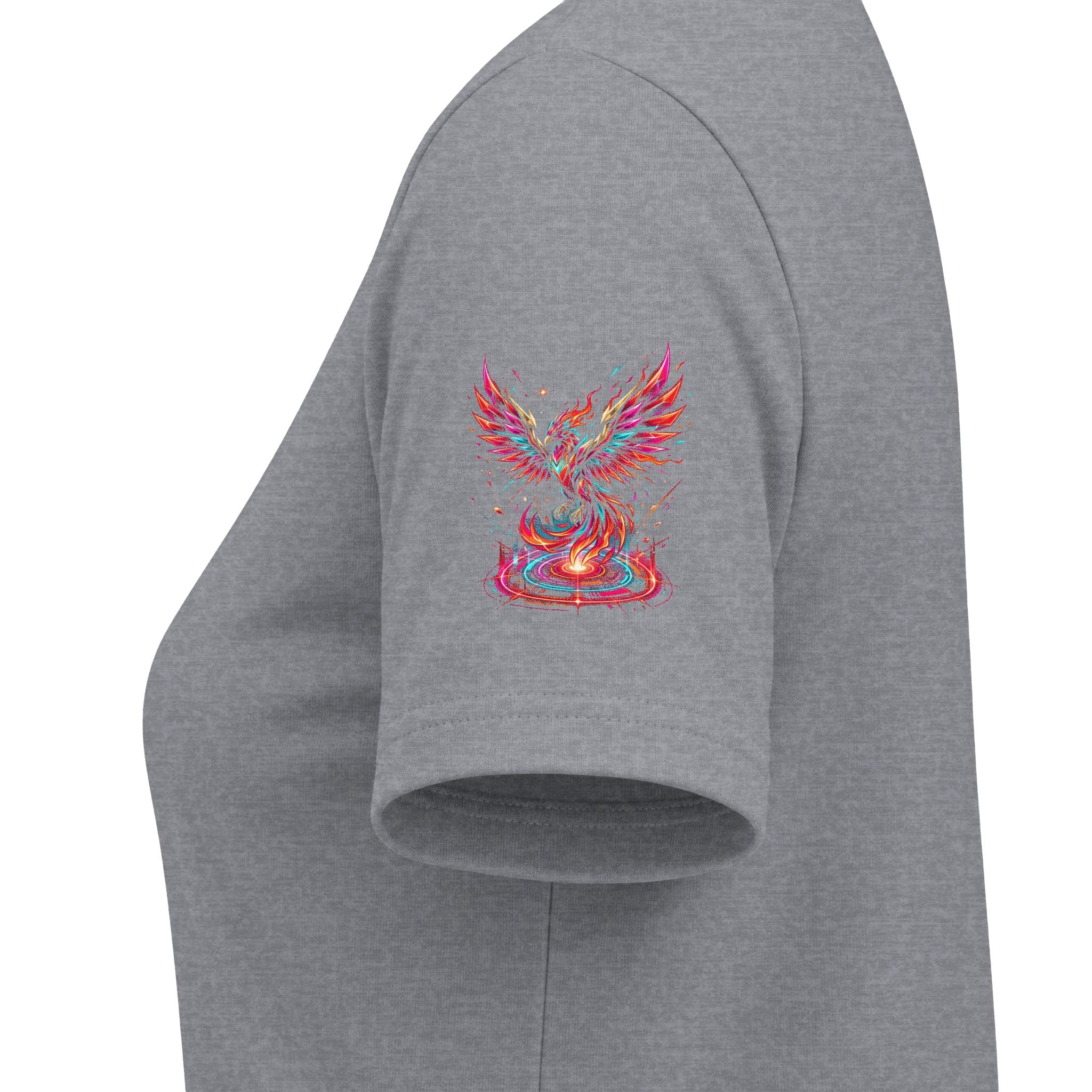 Women's V-Neck Tee — 'F13x Fashion' Floral Logo & Devil Graphic
