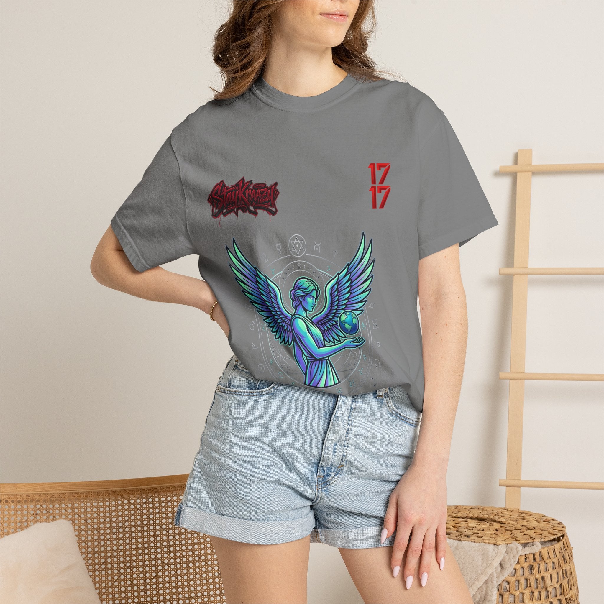 Angel & Devil Graphic T-Shirt — '24 Hours To Live' Streetwear