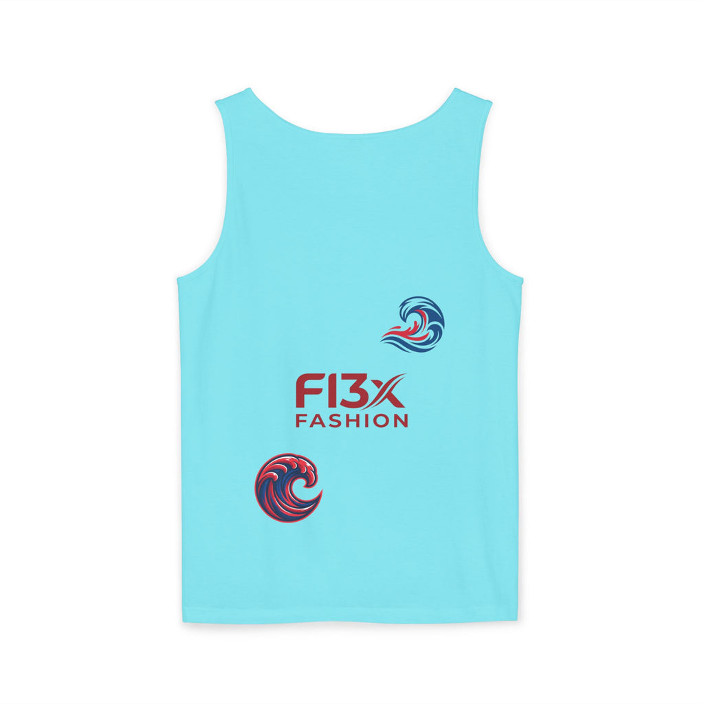 Graphic Tank Top — Colorful Street Art & Drip Logo Design