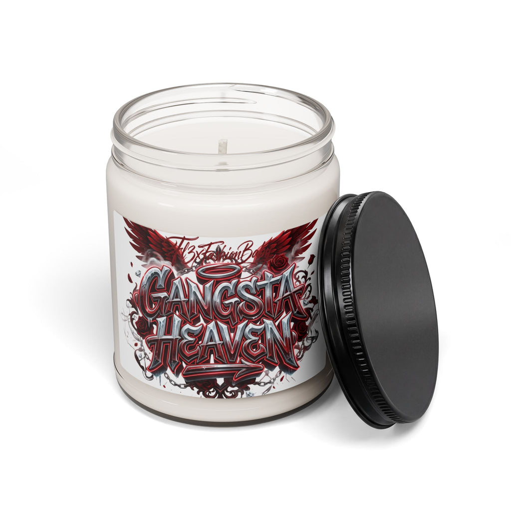 Gangsta Heaven Scented Soy Candle — 9oz Jar, Urban Graffiti Design