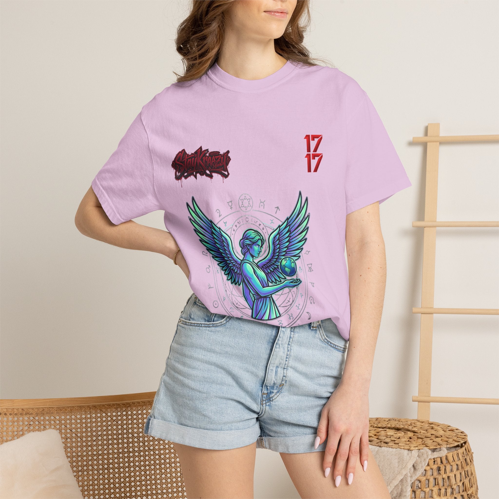 Angel & Devil Graphic T-Shirt — '24 Hours To Live' Streetwear