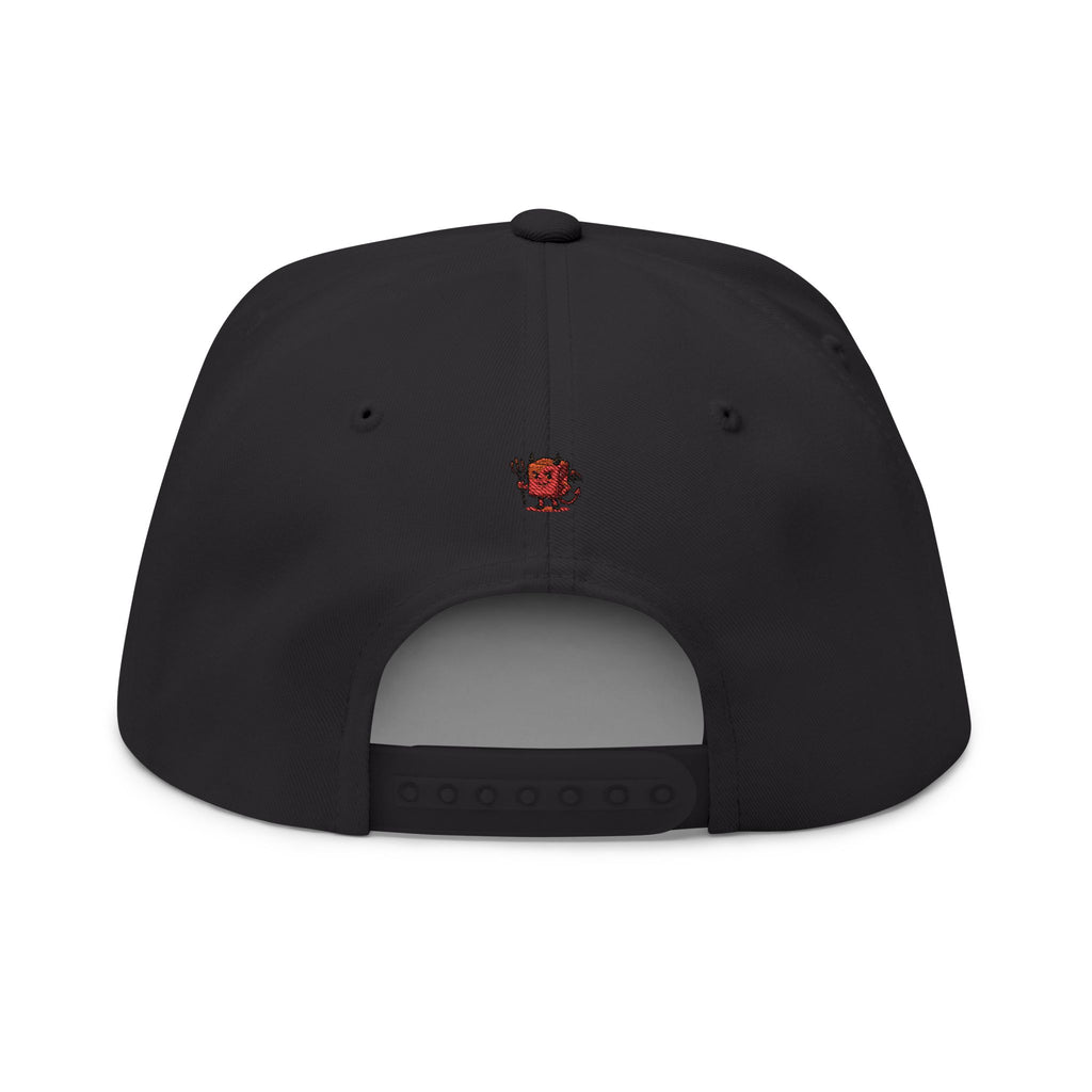 Embroidered Phoenix Flat Bill Cap — F13X Fashion Streetwear Snapback