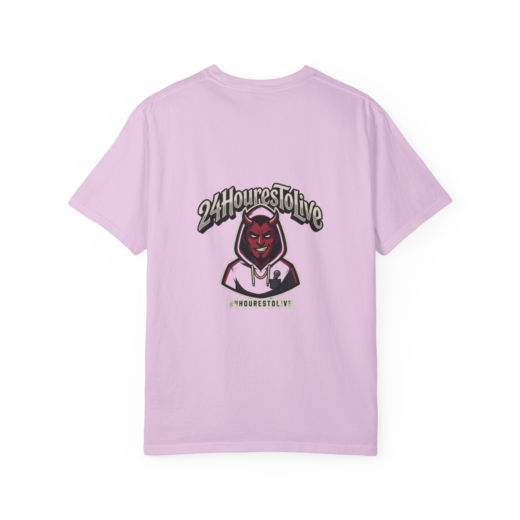 Angel & Devil Graphic T-Shirt — '24 Hours To Live' Streetwear
