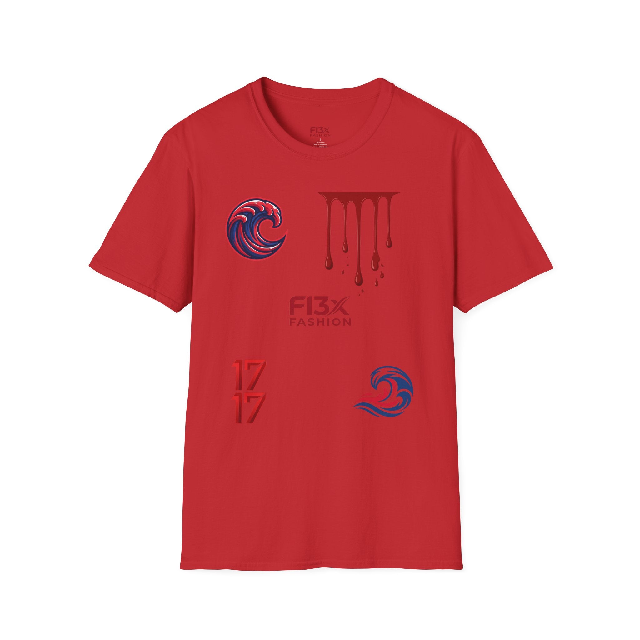 Graphic Tee — F13x Fashion Drip & Wave Design