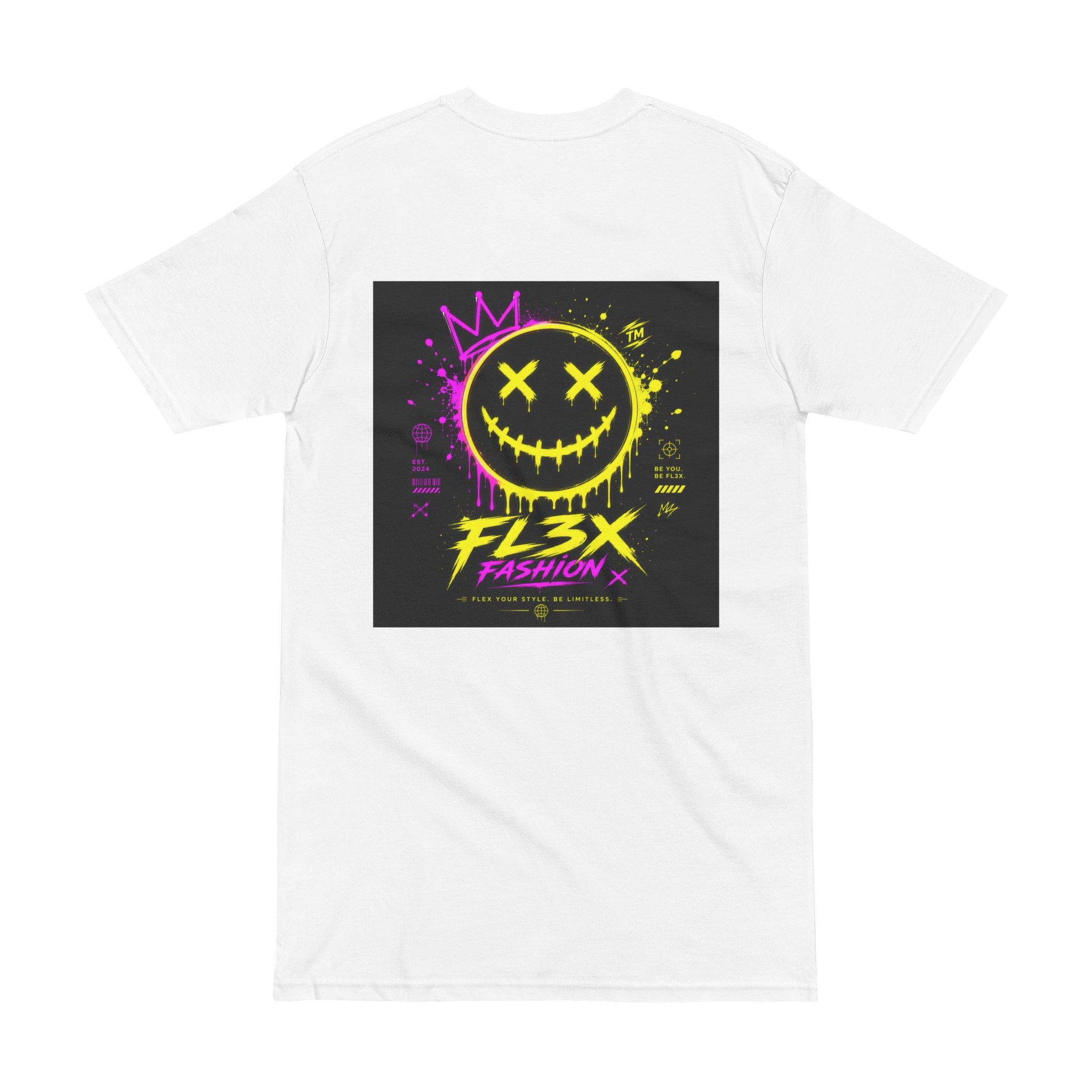 Neon Grin Tee — "FL3X Fashion" Graphic Streetwear T-Shirt