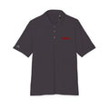 White Performance Polo — 'I Am Sober' Embroidered Chest Design