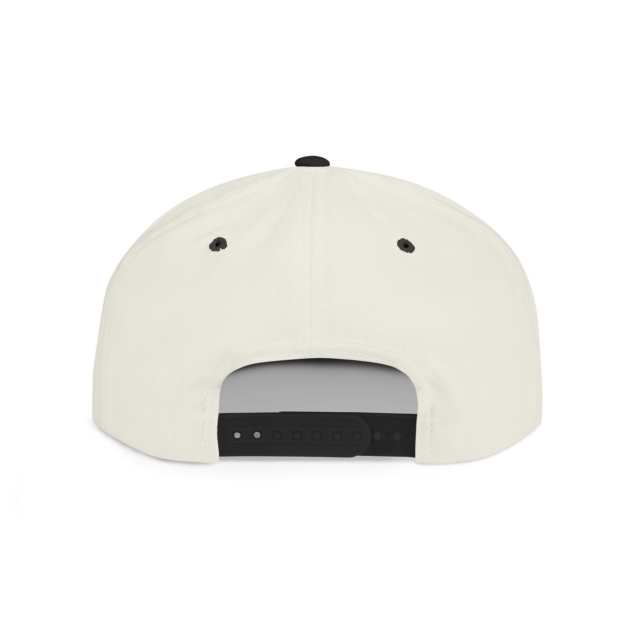 Snapback Hat — Red Graffiti Logo Flat Bill Cap