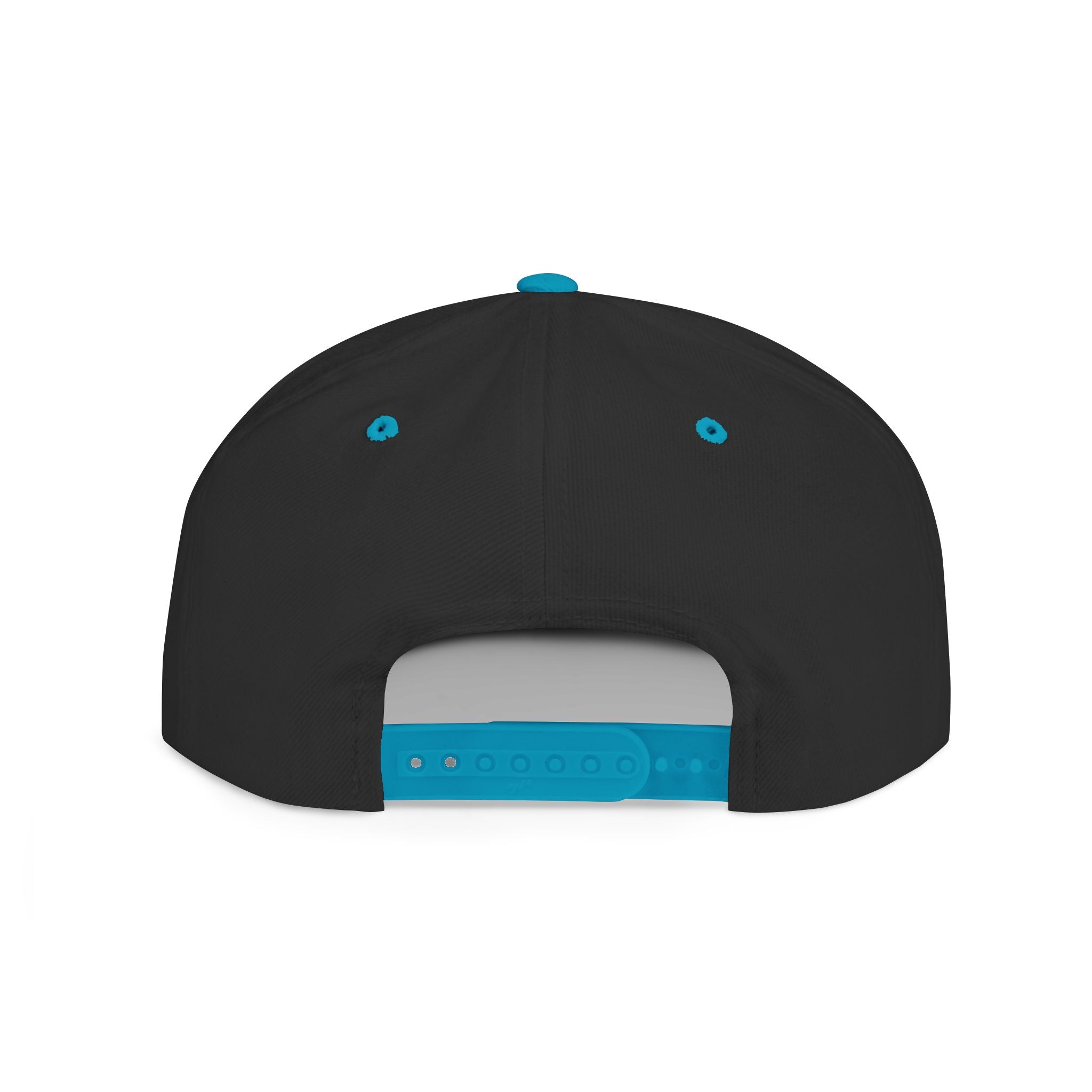 Snapback Hat — Red Graffiti Logo Flat Bill Cap