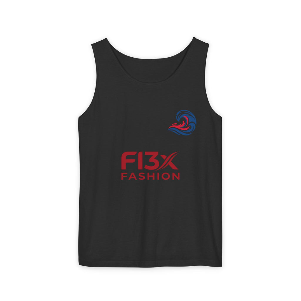 Graphic Tank Top - Colorful Cosmic Woman Illustration