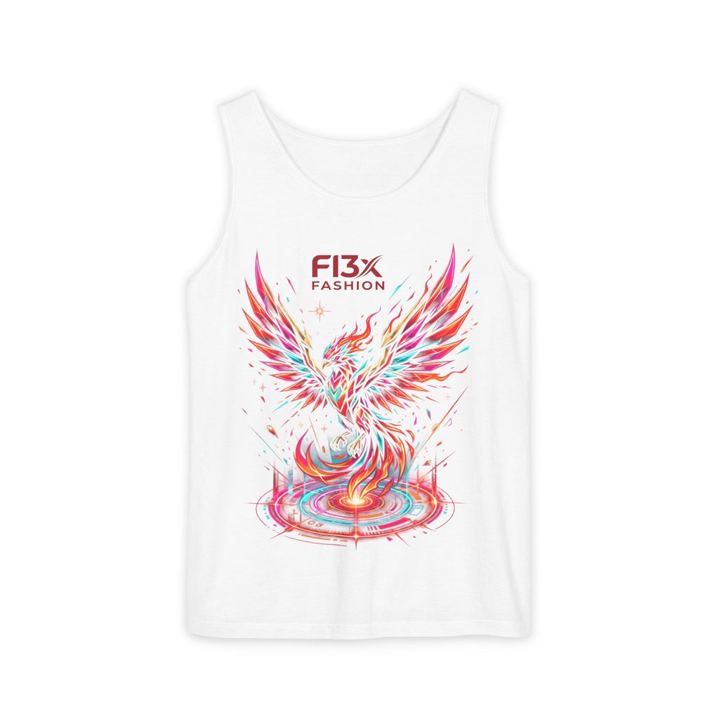 Phoenix Graphic Tank Top — Colorful Rising Firebird Design