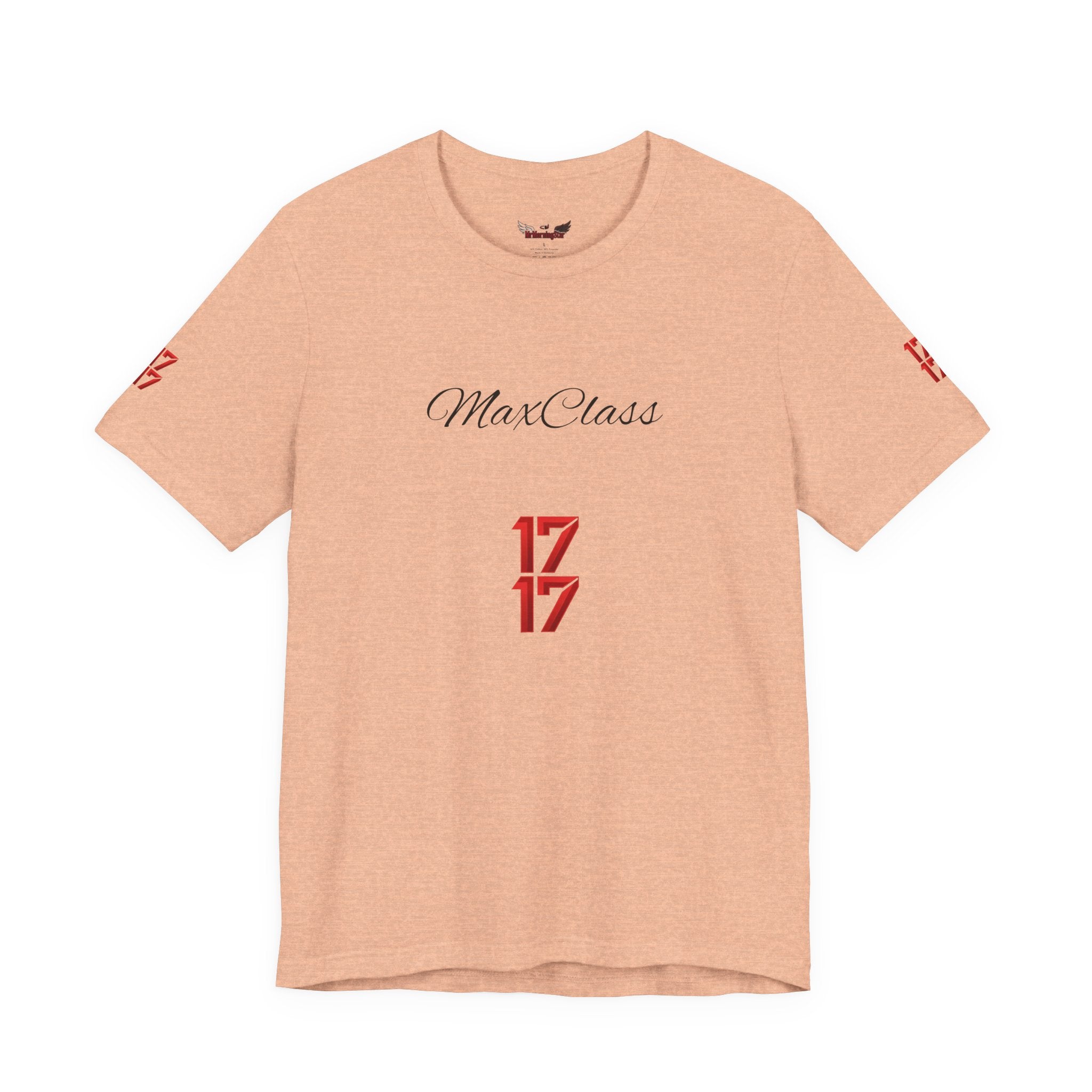 MaxClass '17' Graphic Tee — Minimal Script Logo T-Shirt