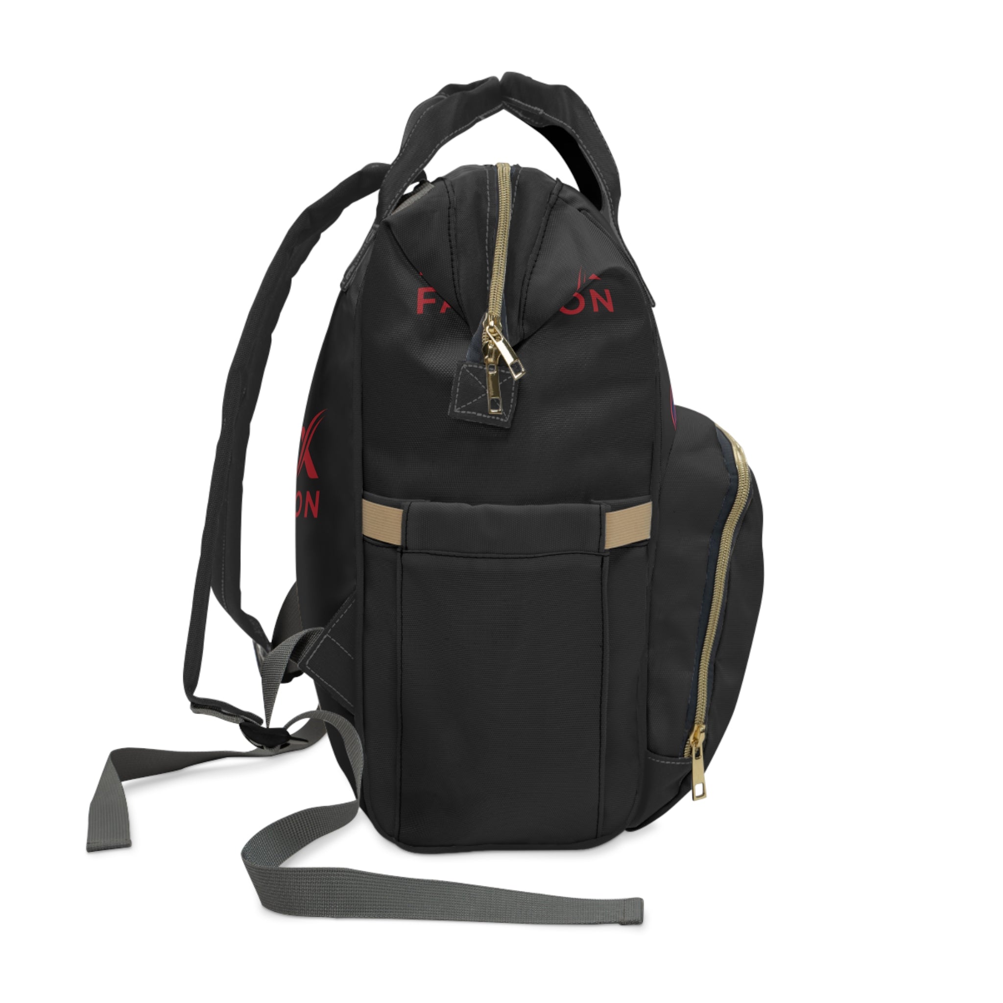 Wave Logo Diaper Backpack — Multifunctional Baby Essentials Bag