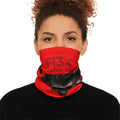 Horror Joker Face Neck Gaiter - Red Scary Clown Mask Bandana