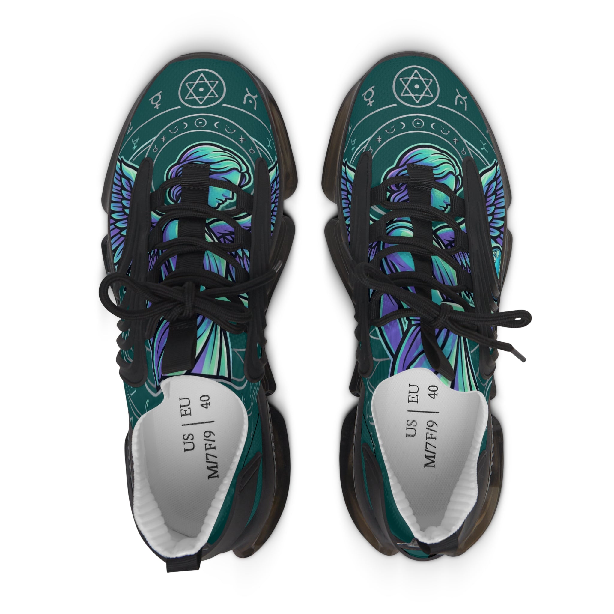 Mystic Butterfly Mesh Sneakers — Women's Breathable Athletic Shoes