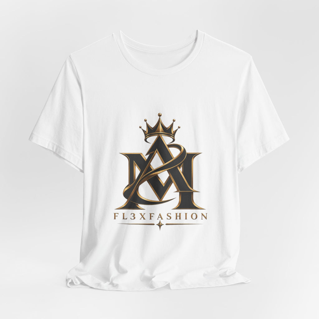 Crown Monogram Logo Tee — FL3XFASHION Graphic T-Shirt