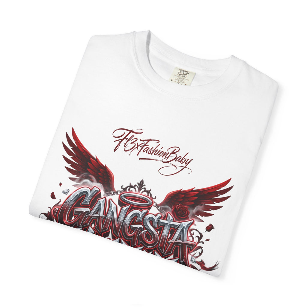 Gangsta Heaven Graphic T-Shirt — Scripted Front & Vertical Kanji Back