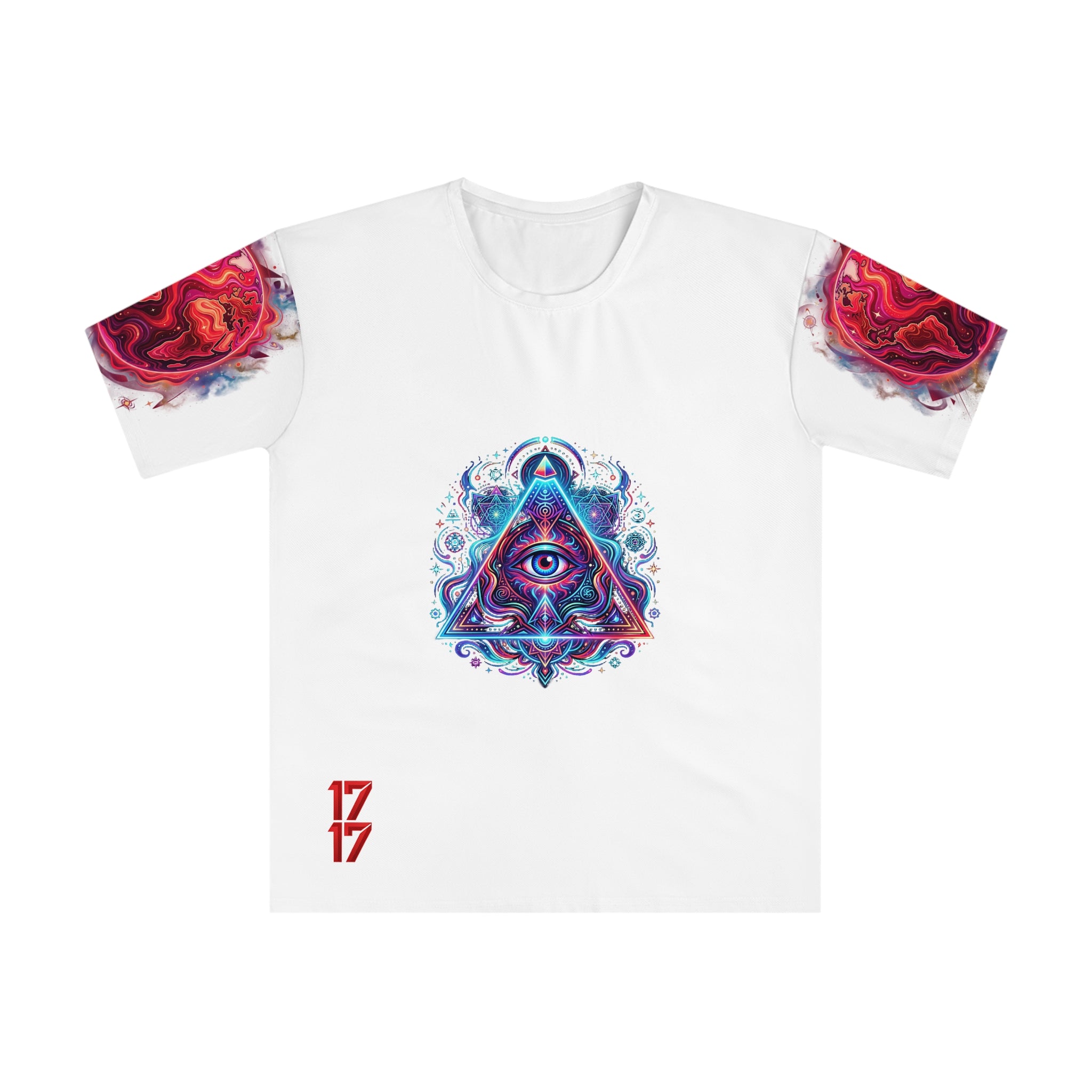 Psychedelic All-Seeing Eye Graphic T-Shirt