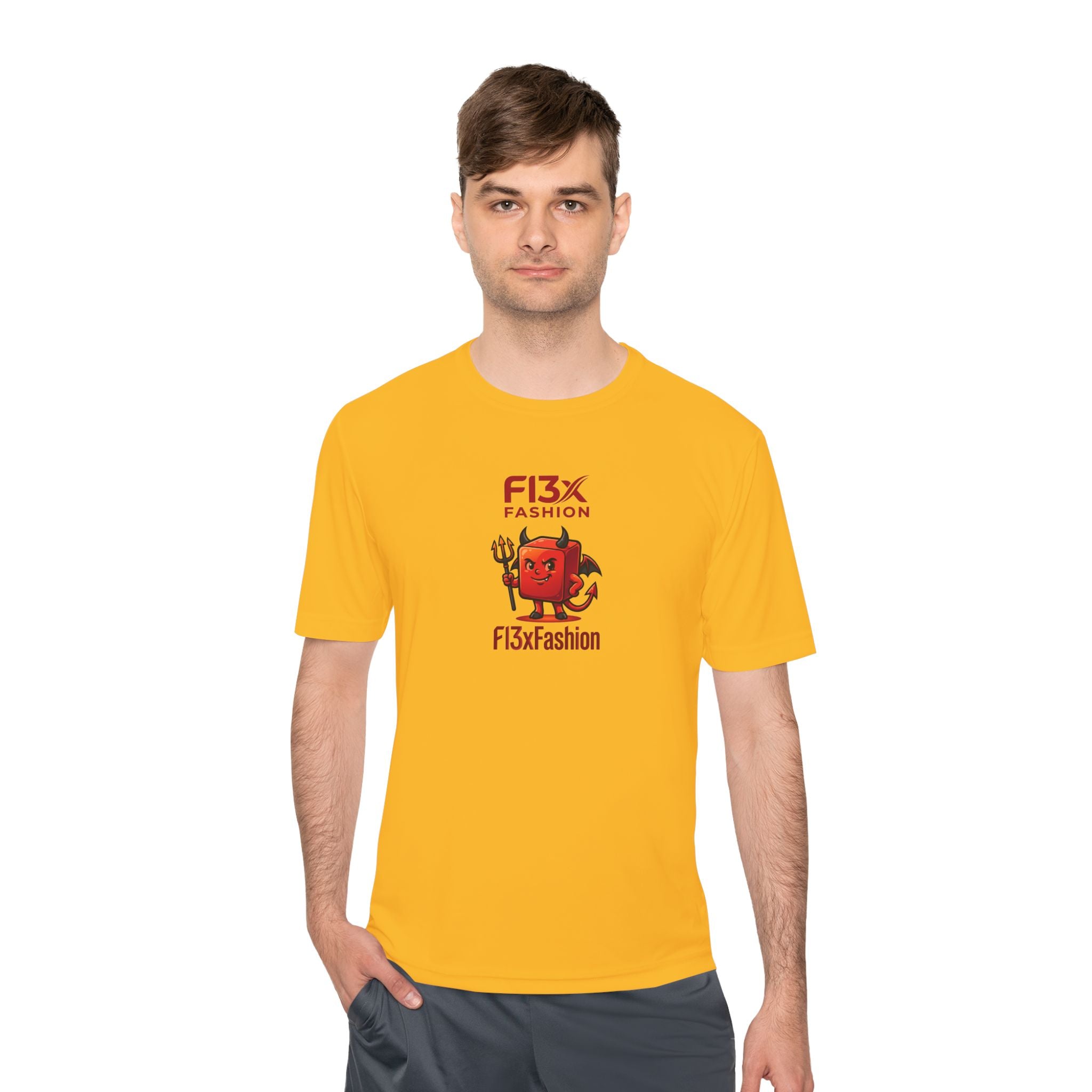 F13x Fashion Devil Logo Tee — Moisture-Wicking Athletic Shirt