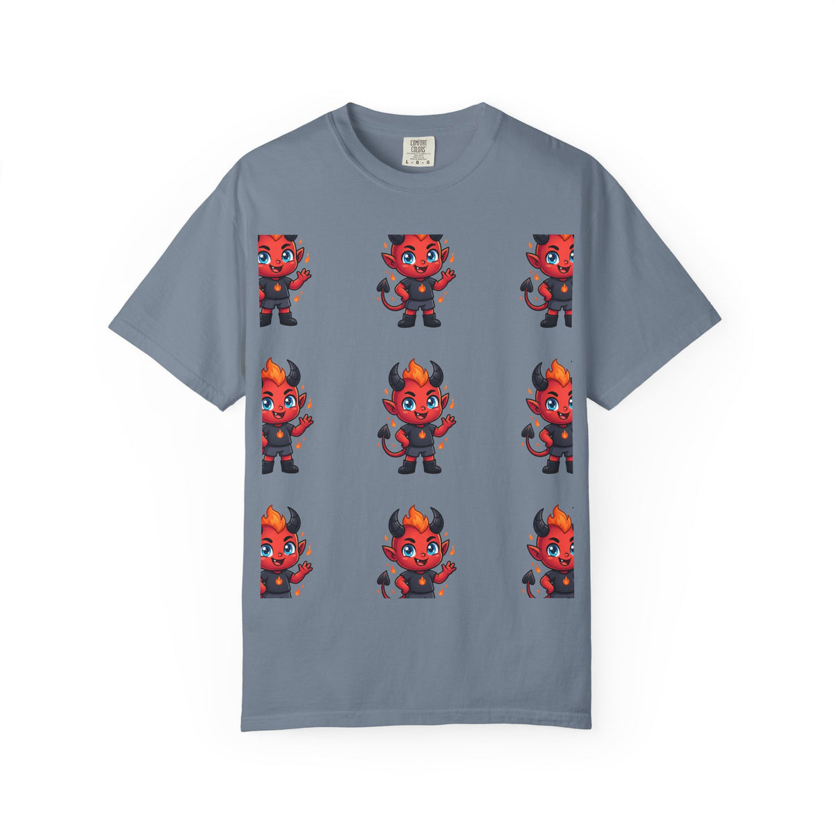 Illuminati Israel Pyramid T-Shirt with Devil Character Pattern