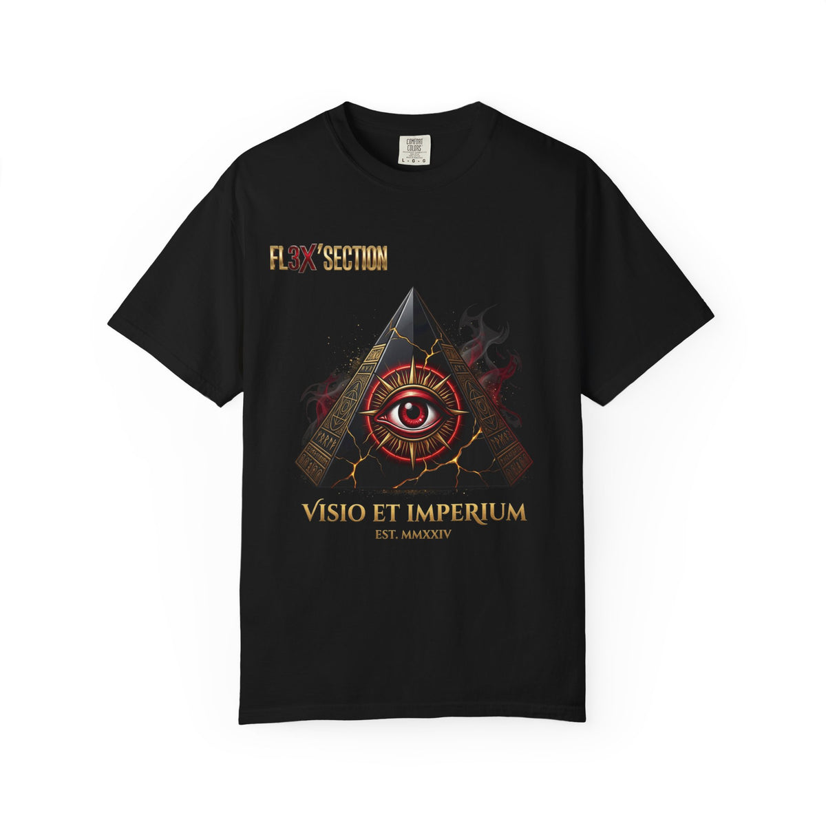All-Seeing Eye Pyramid T-Shirt — "Visio Et Imperium" Graphic Tee