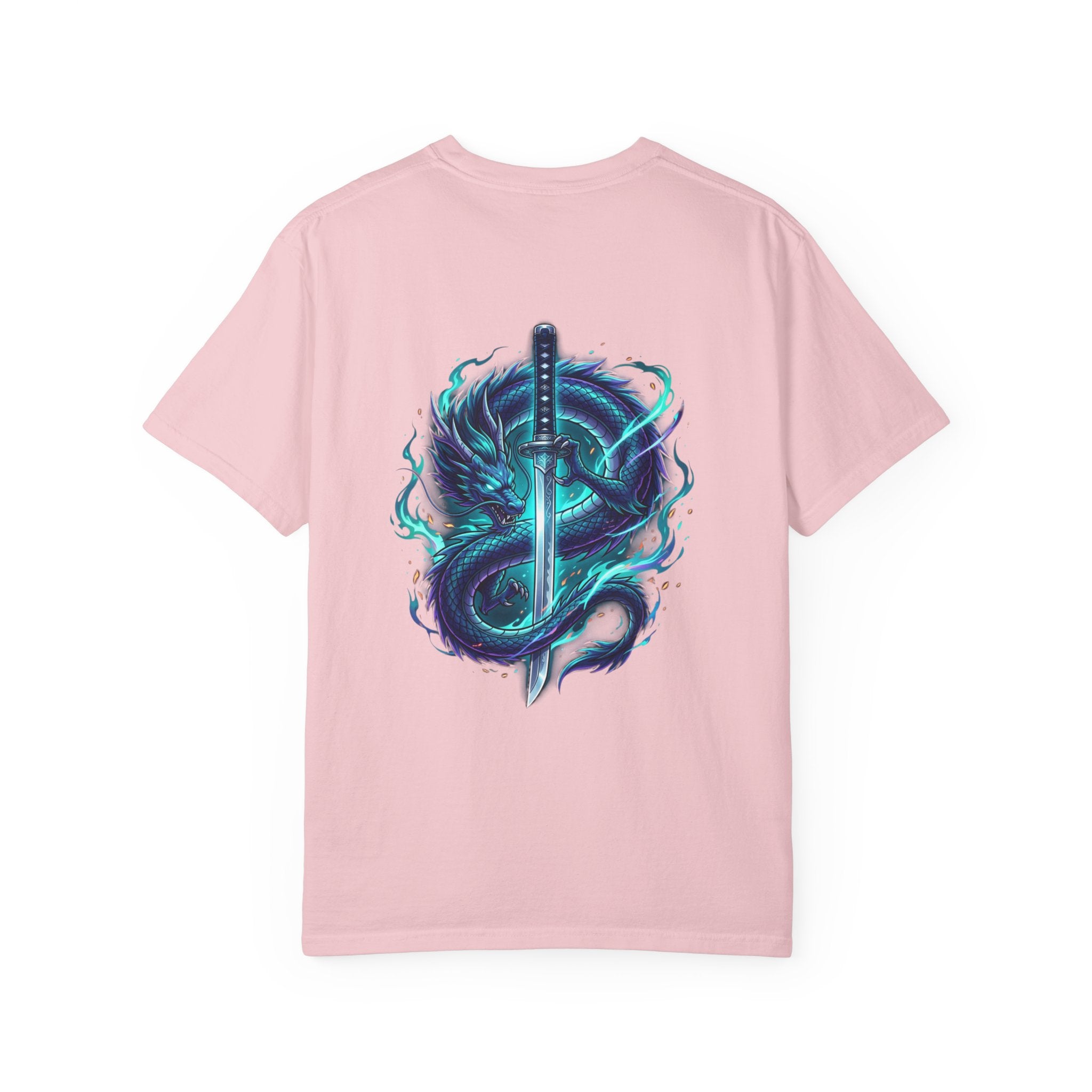 Dragon Katana T-Shirt — Neon Samurai Sword Graphic Tee (17/17)