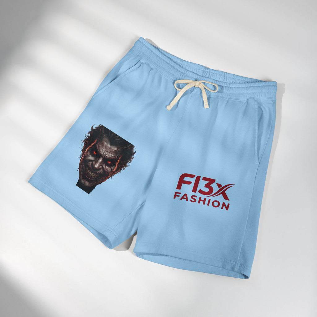 Graphic Fleece Sweat Shorts — Illustration Logo Casual Lounge Shorts